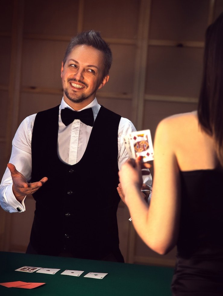 Antarmuka Speed Roulette di narasigaming dengan meja permainan dan dealer